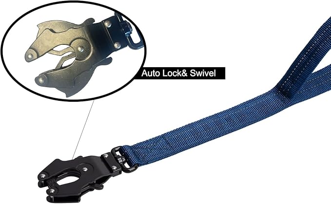 ICEFANG Tactical Dog Leash K9 Training 2 Control 6 FT)