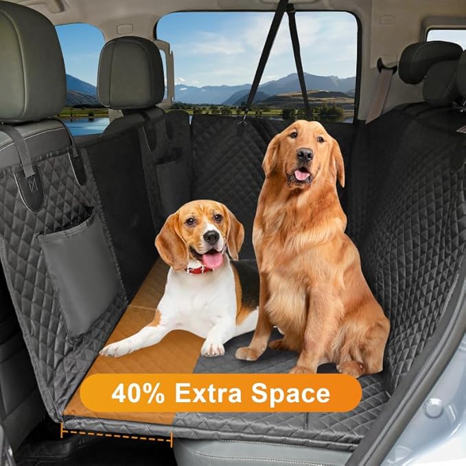 Honest Back Seat Extender for Dogs 400lbs, Waterproof