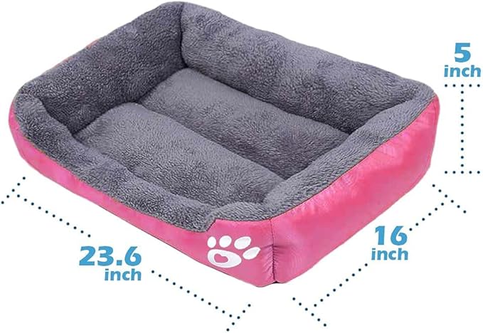 Barelove Resulzon Rectangular Dog Cat Beds Mattress Washable Pads Room