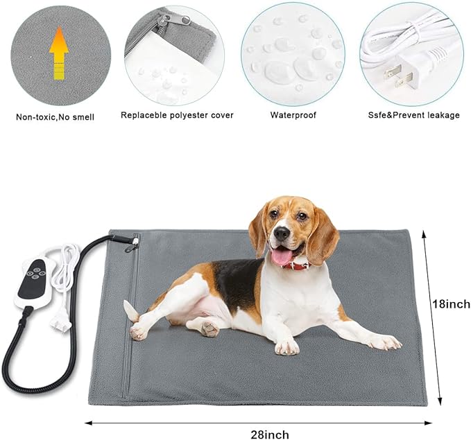 RIOGOO Pet Heating Pad 28"x 18",