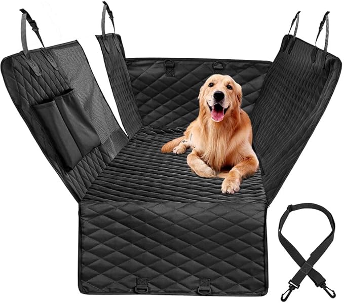 Dog Car Seat Covers for Back Seat Waterproof 600D Heavy