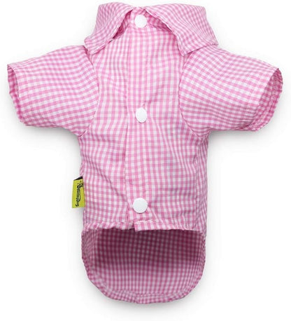 3 Pack Plaid Extra Small Dog Tee Shirt