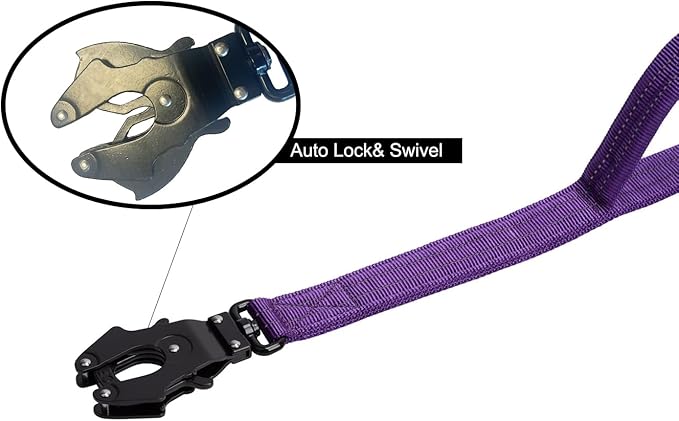 ICEFANG Tactical Dog Leash K9 Training 2 Control 6 FT)