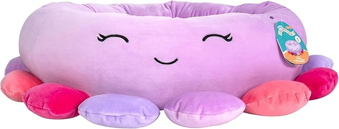 Squishmallows 30-Inch Beula Octopus Pet Bed