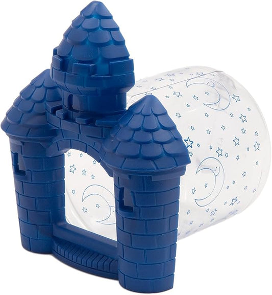 Lixit Small Animal Castle Home (3 Inch, Blue)