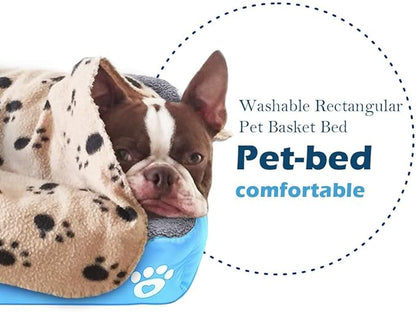 Barelove Rectangular Dog Cat Beds Mattress Washable Pads Room