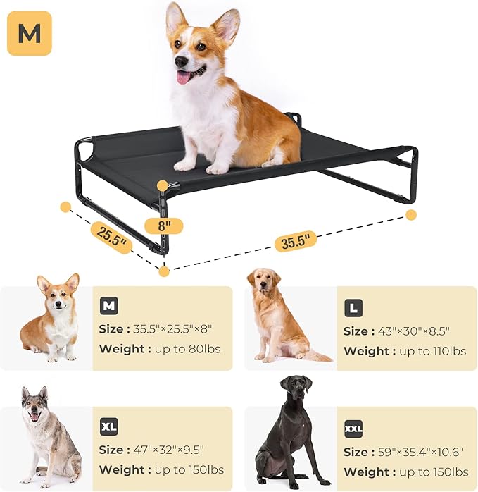 Veehoo Original Cooling Elevated Dog Bed CWC2201
