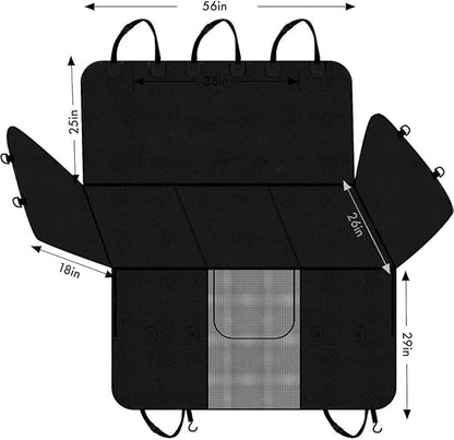 Truck Back Seat Extender for Large Dogs 2 in 1 Hard