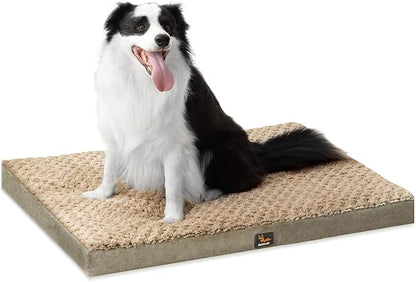 XXL Dog Bed for Dogs up to 110 lbs with Orthopedic Foam Waterproof Cover Removable and Washable Cover Fluffy Dog Crate Bed with Non-Slip Bottom