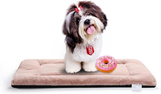 Dog Beds Crate Pad for Small Dogs Fit Metal Dog Crates 24inch