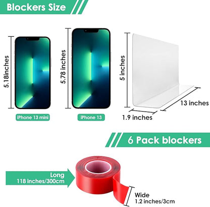 Under Bed Blocker for Pets 6 Pack, 5 in