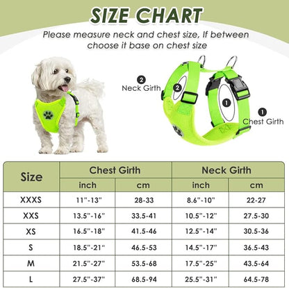 SlowTon Dog Seat Belt Harness for Car, Dog Car Harness Adjustable Mesh Breathable & Dog Seatbelt Safety Tether with Elastic Bungee for Small Medium Large Pets(Lime, Double Clip, S)