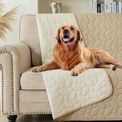 Ameritex Dog Bed Blanket Waterproof Reversible Dog Bed Cover Sofa Cover Pet Blanket for Furniture Bed Couch Sofa