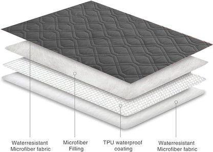 Ameritex Waterproof Blanket Reversible Dog Bed Cover Pet