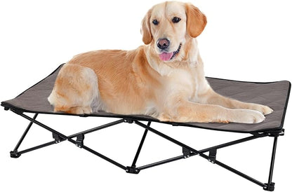 KingCamp Elevated Dog Bed with Separate Washable Sleeping Mat Raised Large