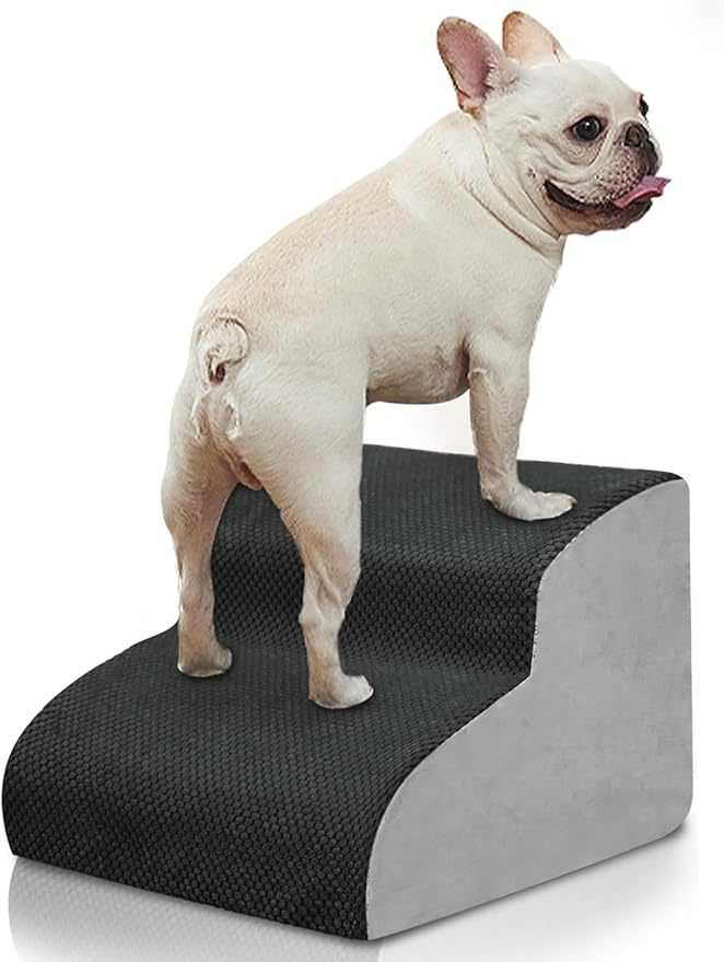 BOMOVA Dog Stairs for Small Dogs 2-Step Dog 2/3/4/5 Steps