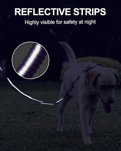 Joytale Tactical Dog Leash Heavy Duty 4-6FT Shock 2 Padded