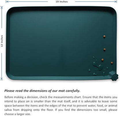 Hoki Found Silicone Pet Food Mats Tray