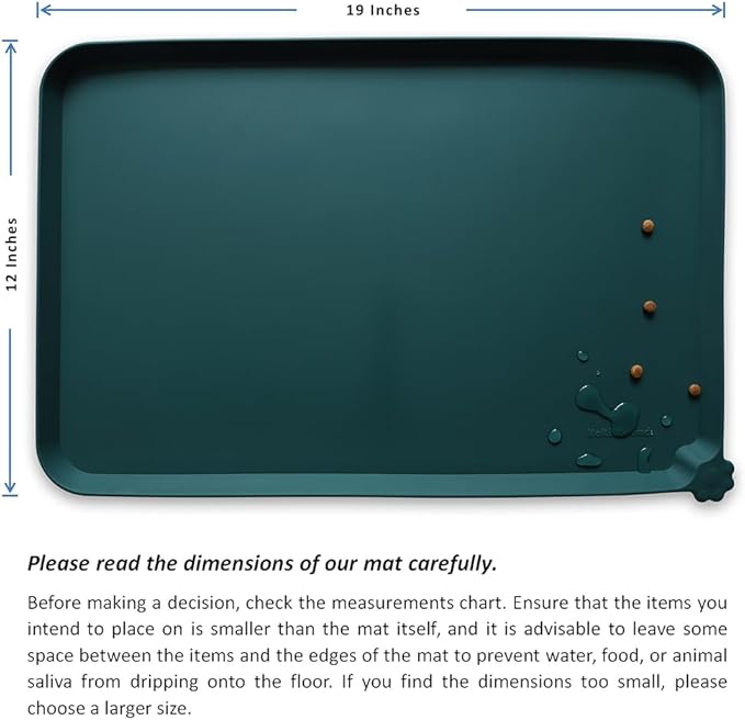 Hoki Found Silicone Pet Food Mats Tray