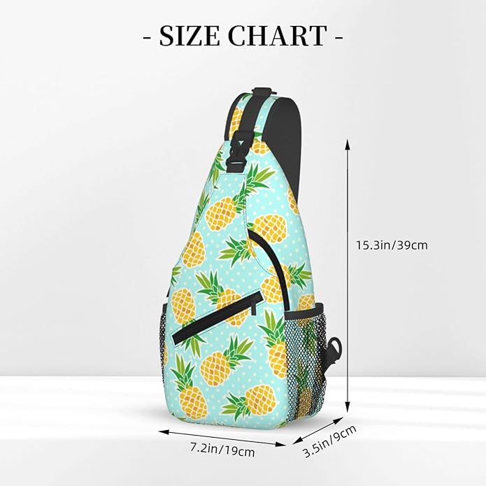 Stylish Sling Bag for Women Men Casual Backpack Crossbody Chest Shoulder Bag Gym Sports Travel Hiking Daypack