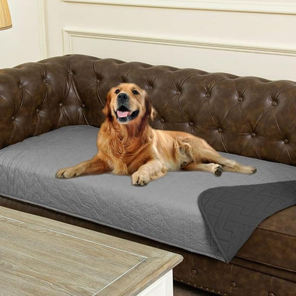 Ameritex 100% Waterproof Dog Bed Blankets double Sided Dog Couch Cover Knurling Pattern pet bed cover Reversible Furniture Couch Sofa Car for Puppy Kids