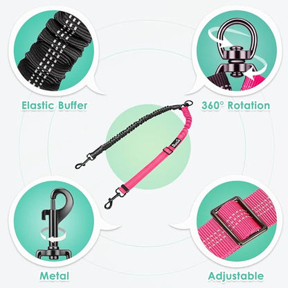 Two Dog Lead 2 in 1 Upgraded