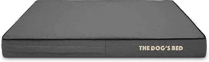 The Dog’s Bed Orthopedic Dog Bed Medium Grey/Blue 34x22