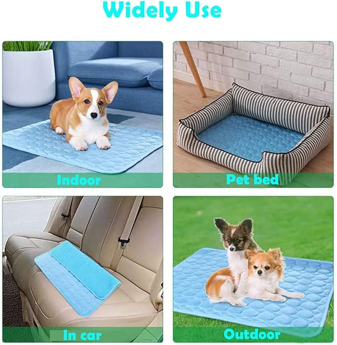 Dog Bed Mat Breathable Washable Pet Pad Dog Cat Self Cooling Pad for Kennerl