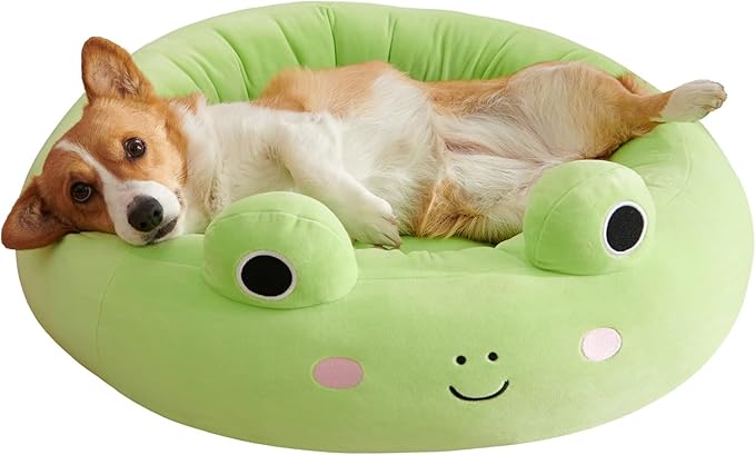 Squishmallows 24-Inch Wendy Frog Pet Bed