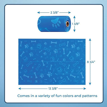 Best Pet Supplies Dog Poop Bags (240 Bags) for Waste Refuse Cleanup