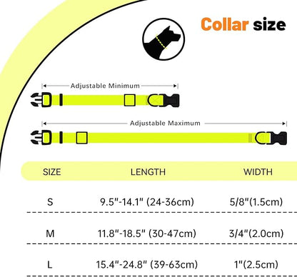 Waterproof Dog Collar 9.5-14.1 inch)