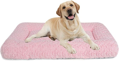 Dog Beds Crate Pad for Medium (41"x27"Pink)