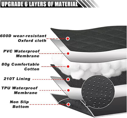 Dog Car Seat Cover 600D Reliable 1)