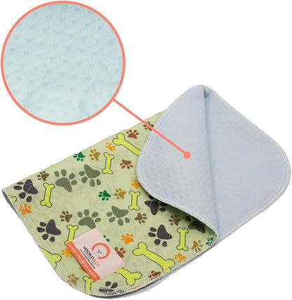 Misoko&Co Champion's Choice Reusable Dog Training Pads Super Absorbent Pet Pee Pads Dog Play Mat Fast Drying Anti Slip Washable Puppy Pads (31.5 x 55.12 in (1pcs)