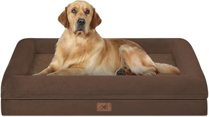 Orthopedic Washable Large Dog Bed: Large Dog Bed Bolster Waterproof