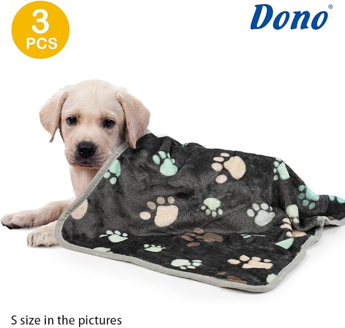 Dono 1 Pack 3 Dog Blankets for Small Dogs (30 * 20")