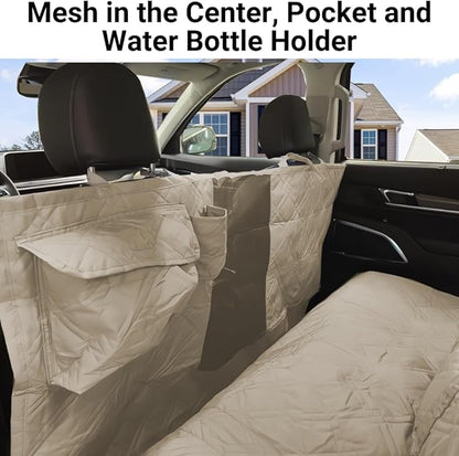 Formosa Covers Quilted and Padded Dog Pet Car Seat Cover with Comforting Fabric and Non-Slip Backing Best for Car Truck and SUV 56" Wx94