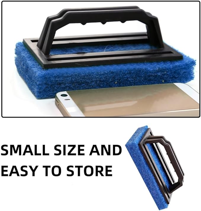 Large Area Fish Tank Cleaning Brushes, 2 Pcs, Aquarium Glass Algae Scrapers, 2 Pcs Kitchen Dishwasher Sponges