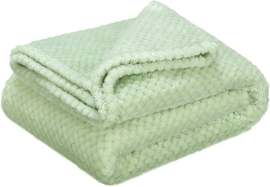 Dog Blanket or Cat Blanket or Pet Blanket (L/40" x 48", Mint)