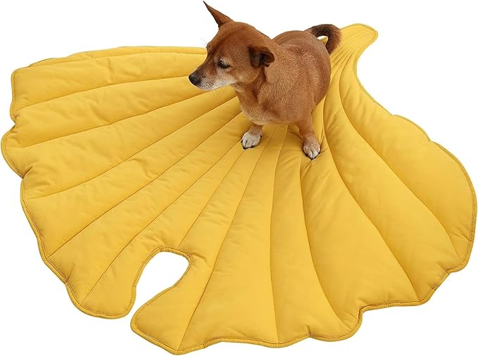 Leaf Shaped Cotton Dog Blankets for Small Medium Large Dogs 51.2''x43.3'' Pet