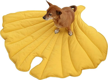 Leaf Shaped Cotton Dog Blankets for Small Medium Large Dogs 51.2''x43.3'' Pet