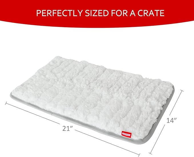Dog Bed Crate Mat(21" X 14")