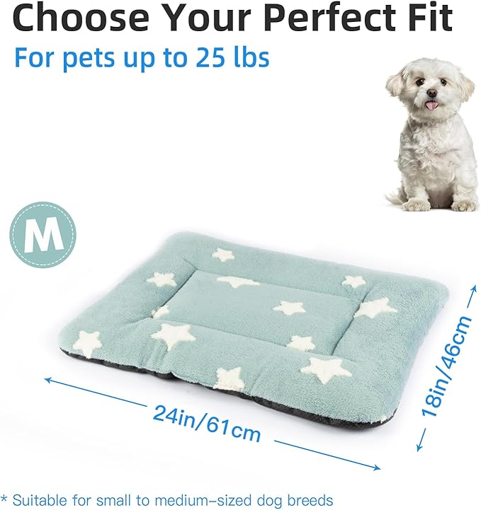 Mora Pets Dog Crate Pad Dog Bed Mat 24 inch 24 x 18