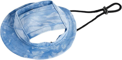Generic Tie Dye Dog Hat with Ear Hole
