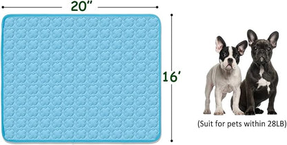 Dog Cooling Mat Summer Pet Cooling Mat Ice