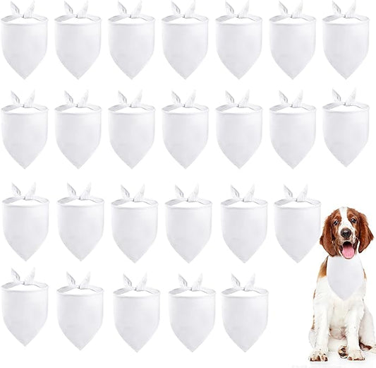 PET SHOW 50pcs Bulk Blank White Small Dog