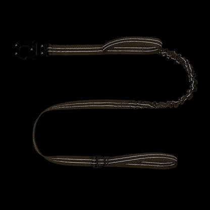ICEFANG Tactical Dog Leash K9 Training 2 Control (6ft,Reflective Brown)