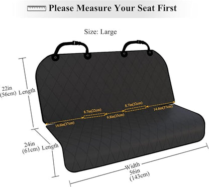 VIVAGLORY Dog Seat Covers 46" L 56" W