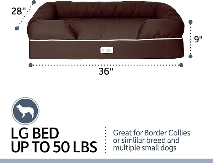PetFusion Ultimate Dog Bed 35% Cotton
