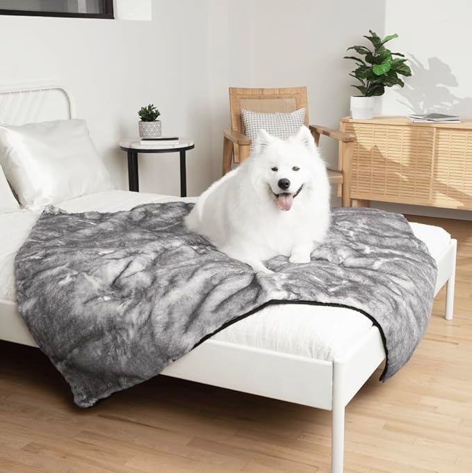 PupProtector Luxe Waterproof Throw Blanket for Dogs and Cats (60" L 50" W)